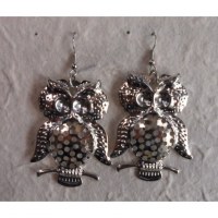 Boucles d'oreilles hibou