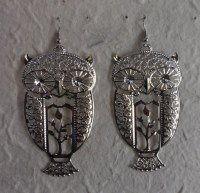 Boucles d'oreilles maître hibou