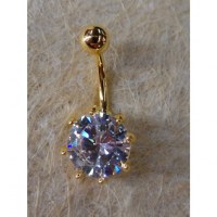 Piercing boule strass