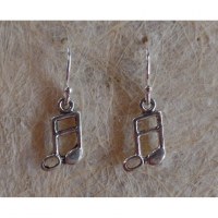 Pendants d'oreilles 2 double croches