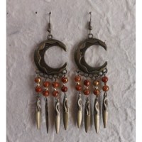 Pendants d'oreilles Chantira caramel