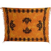 Mini tenture/paréo java orange