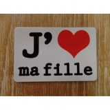 Aimant j'aime ma fille