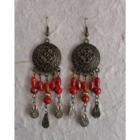 Boucles d'oreilles Sumalee rouges