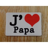 Aimant j'aime papa