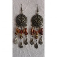 Boucles d'oreilles Sumalee caramel