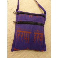 Sac passeport violet sanscrit 