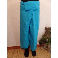 Pantalon de pêcheur Thaï bleu 