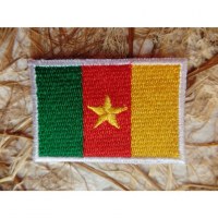 Ecusson drapeau Cameroun