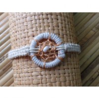 Bracelet dreamcatcher blanc