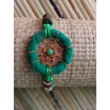 Bracelet vert dreamcatcher 