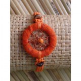 Bracelet orange dreamcatcher 
