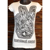 Tee shirt khamsa victorieuse blanc