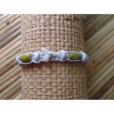 Bracelet blanc dent de requin 