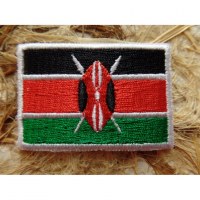 Ecusson drapeau Kenya