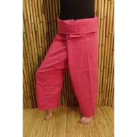 Pantalon de pêcheur Thaï framboise