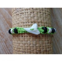 Bracelet dent de requin pistache