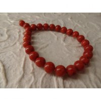 Mala de poignet corail rouge