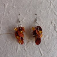 Pendants d'oreilles See orange