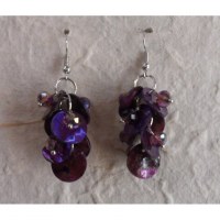 Pendants d'oreilles See mauve