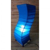 Lampe wave bleu