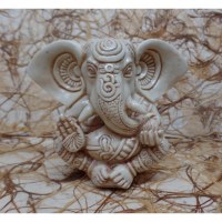Bébé Ganesh en résine