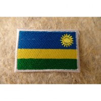Ecusson drapeau Rwanda 