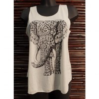 Débardeur éléphant motif géo 2