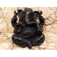Ganesh résine noire