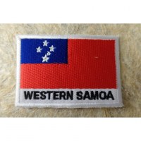 Ecusson drapeau Samoa