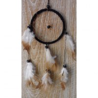 Gardien des rêves cuir noir Kiowas 