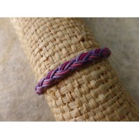 Bracelet rond Bogor mauve