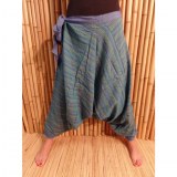 Pantalon sarouel Lumbini turquoise