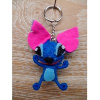 Porte clés Stitch bleu