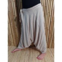 Pantalon/sarouel écru Ghaghara