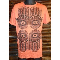 Tee shirt 4 khamsa orange