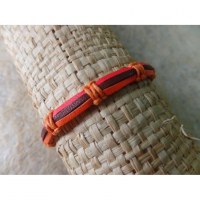 Bracelet color orange/marron