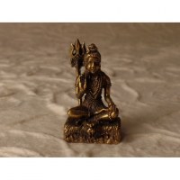 Miniature Shiva doré paume ouverte