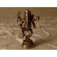 Petit Ganesh dansant gris