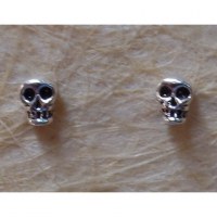 Clous d'oreilles mini skull