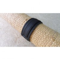 Bracelet noir mini ceinture boucle 