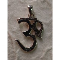 Pendentif épais argent Aum 