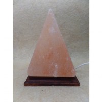 Lampe en sel rose pyramide