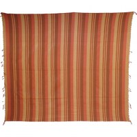 Tenture maxi Kérala marron/orange