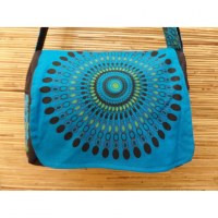 Sac bleu à rabat Katmandhu