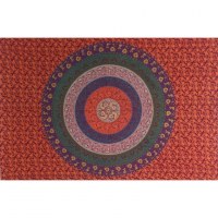 Tenture lie de vin gerbe de fleurs 6 couleurs