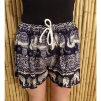 Short bleu foncé éléphant