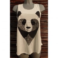 Débardeur tête de panda