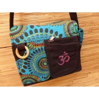 Besace Tansen noir et bleu Aum