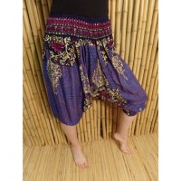 Sarouel court bee violet
